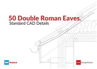 50 Double Roman Eaves CAD Details
