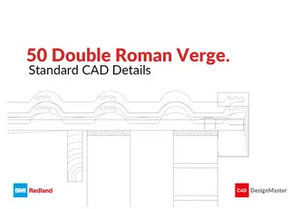 50 Double Roman Verge CAD Details