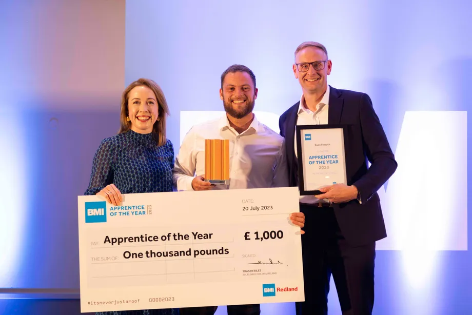 Euan Forsyth - Pitched Roofing BMI Apprentice of the Year 2023
