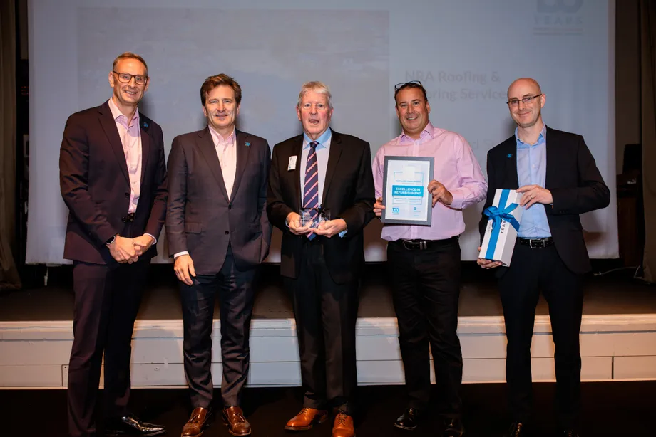 Excellence in Refurbishment - NRA Roofing & Flooring Services Ltd (shown here) and Midland Roofing (Derby)