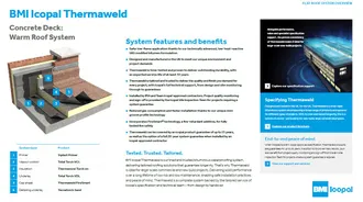 Thermaweld Warm Roof System sheet image