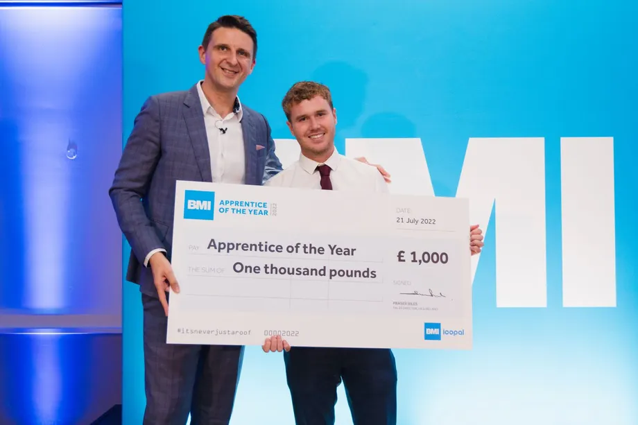 Malachi Wilkes - Flat Roofing BMI Apprentice of the Year 2022