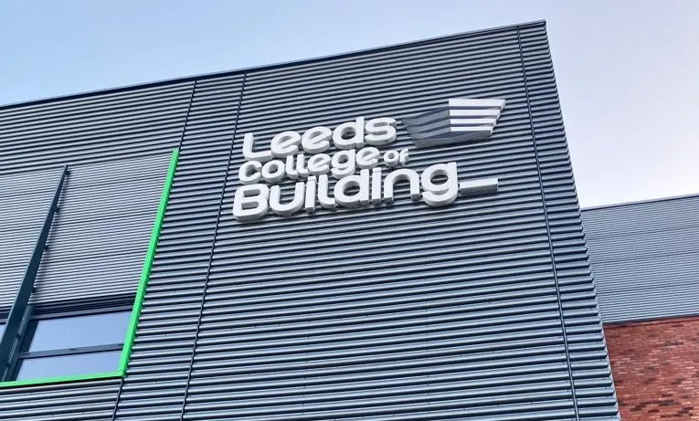 Outside Leeds College of Building